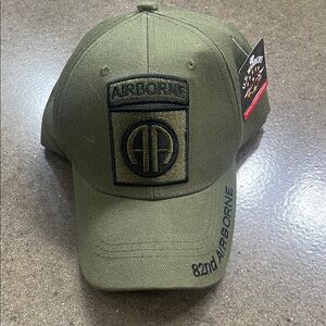 Airborne 82nd Division Olive Green Cap
